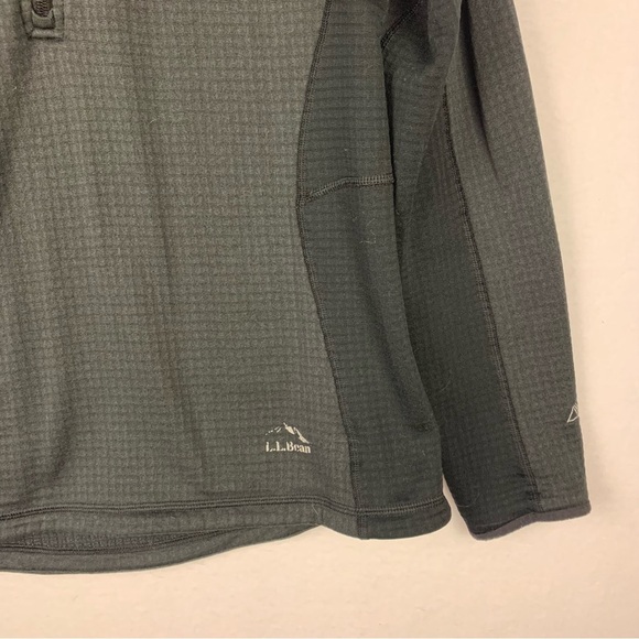 L.L. Bean Black Fleece 1/2 Zip Pullover - Picture 5 of 5